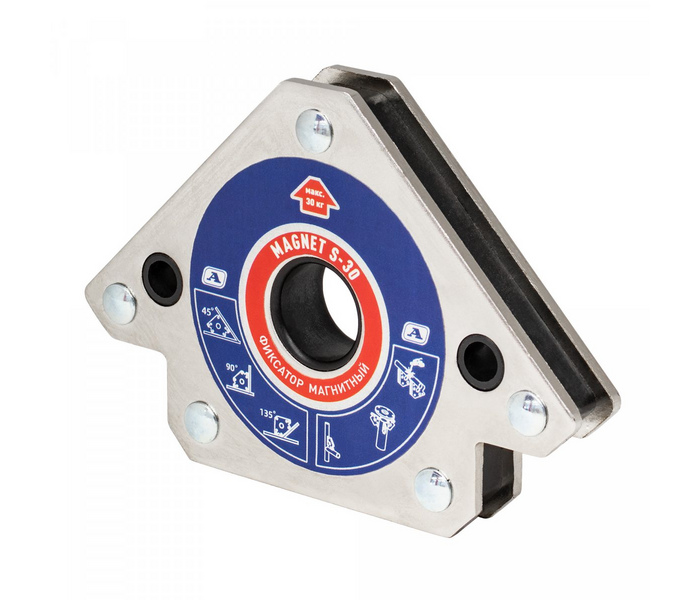 Фиксатор магнитный Magnet S-30 (45°/90°/135°, усилие 30кг) — фото
